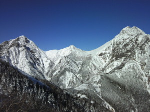 ツルネより阿弥陀　中岳　赤岳